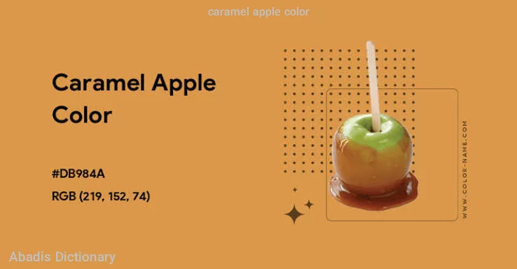caramel apple color